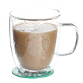 Borosilikat klare hitzebeständige Kaffeetasse